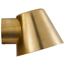 Aleria Brass Outdoor Wall Light